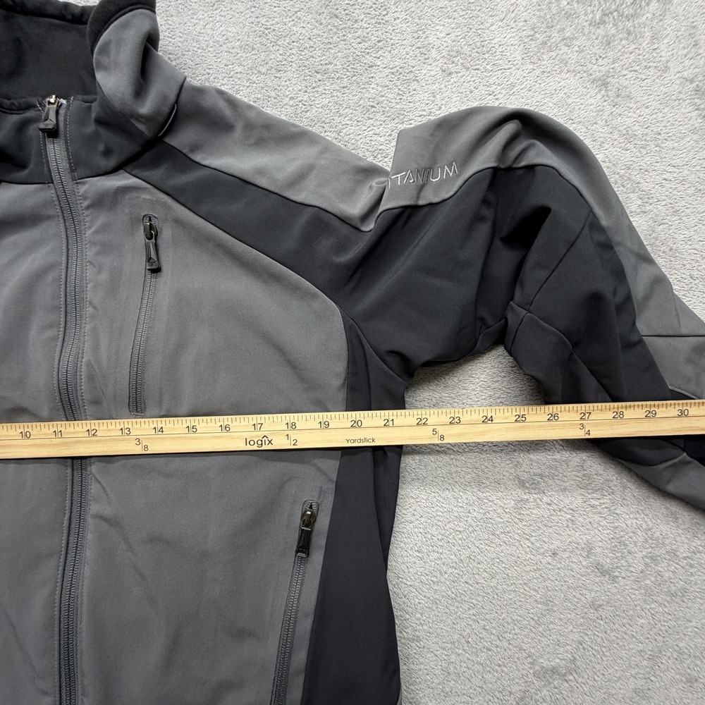 Columbia Jacket Womens Large Gray Windbreaker Titanium Omni-Tech Insulated Lined - Picture 8 of 10